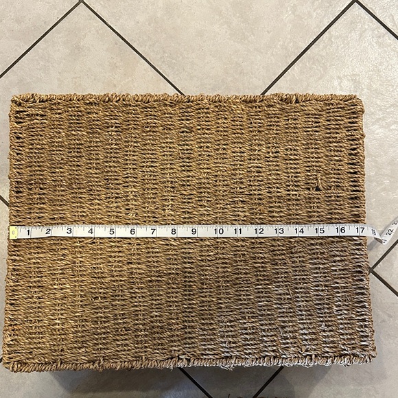 Wicker Rectangular Storage Baskets - Brown - Picture 5 of 8